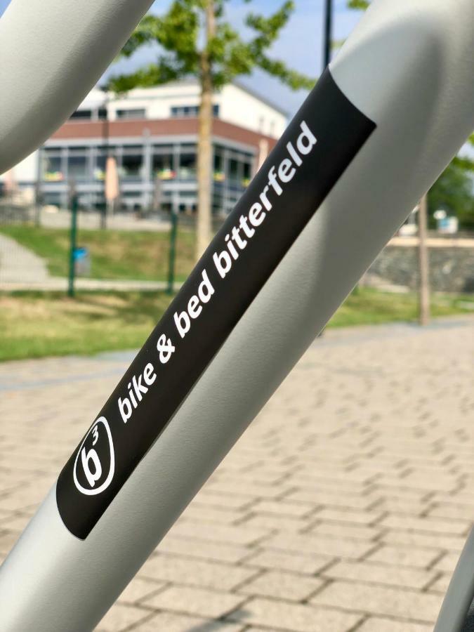 B3 - Bike & Bed Bitterfeld Lägenhet Exteriör bild